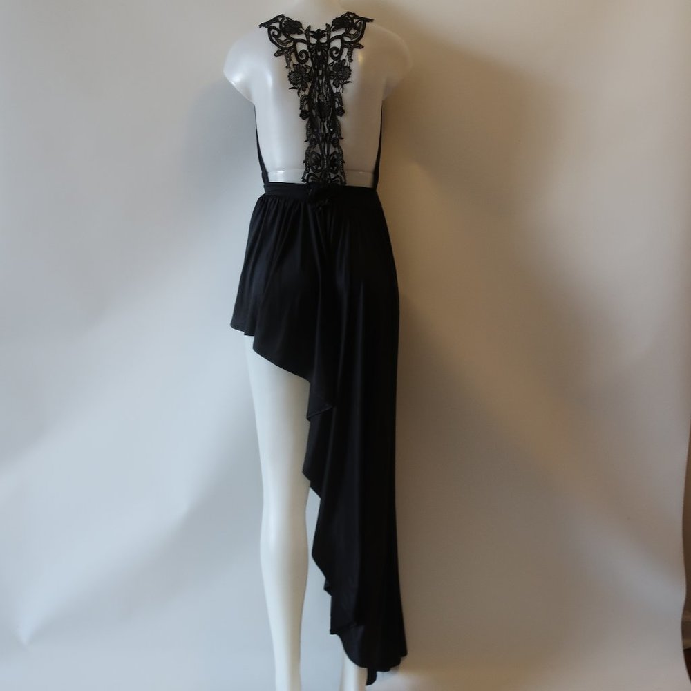GOODTIME USA LACE RACERBACK ASYMMETRIC DRESS M * - Picture 12 of 15